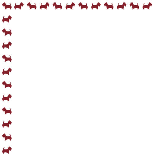 Download Cartoon Dog and Bone Border Design Borders & Corners Online ...