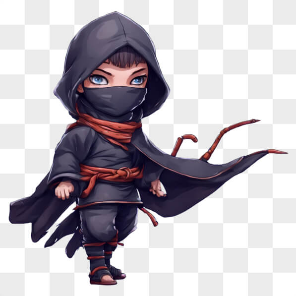 Download Chibi Ninja Character Cartoons Online - Creative Fabrica