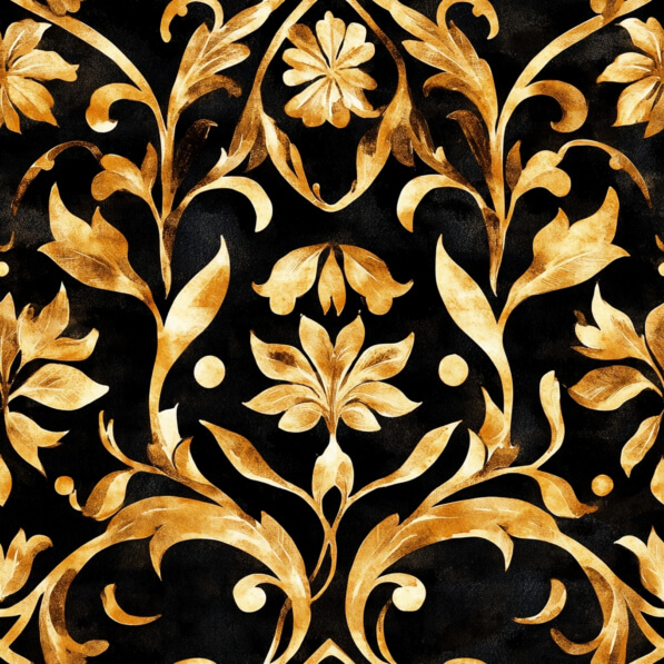 Desktop Background Pattern Gold Download Elegant Floral Gold Pattern on Black Background Patterns ...