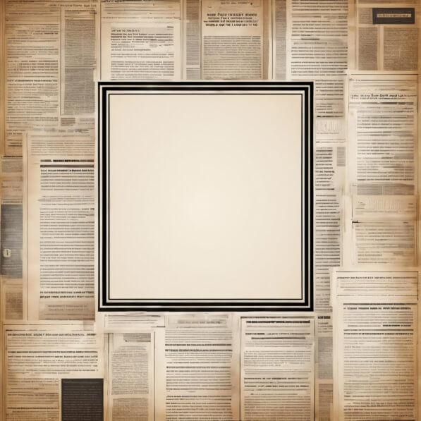 Download Vintage Document Collage with Blank Center Backgrounds Online ...