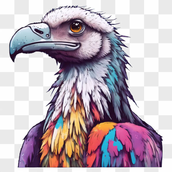 Download Colorful Vulture Illustration Cartoons Online - Creative Fabrica