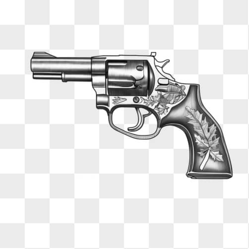 Artistic Revolver Illustration Sketches thumbnail
