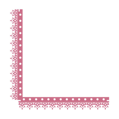 Pink Rounded Edge Border Download Decorative Pink Floral Border Design Borders & Corners Online ...