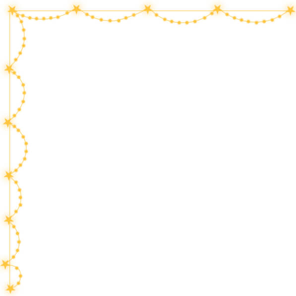 Yellow Rhinestone Border Download Festive Yellow Light Decorations Borders & Corners Online ...