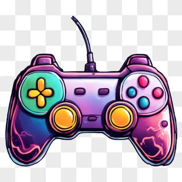 Download Colorful Video Game Controller Cartoons Online - Creative Fabrica