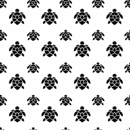 Download Pattern of Black Turtles on White Background Patterns Online ...
