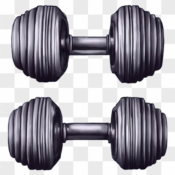 Download Pair of Dumbbells Cartoons Online - Creative Fabrica