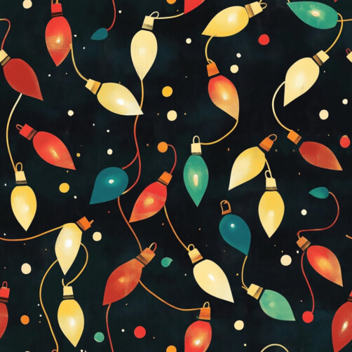 Festive Christmas Lights Pattern Festive Christmas Lights Pattern thumbnail