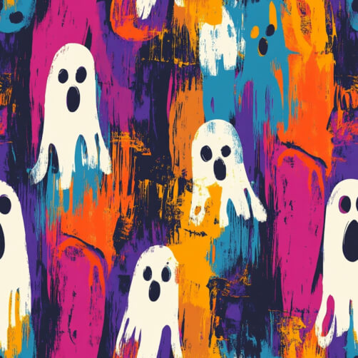 Colorful Ghost Pattern Colorful Ghost Pattern thumbnail