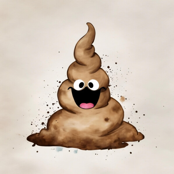 Download Playful Cartoon Poop Emoji Backgrounds Online - Creative Fabrica