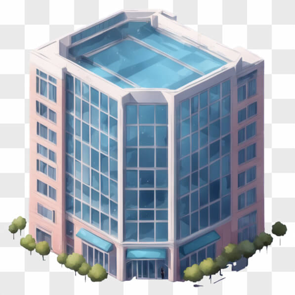 Poool Building Cartoon Download Modern Office Building with Rooftop Pool Cartoons Online ...