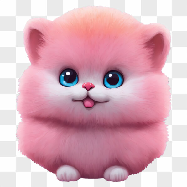 Descarga Gato Rosa Bonito Cartoons En Línea - Creative Fabrica