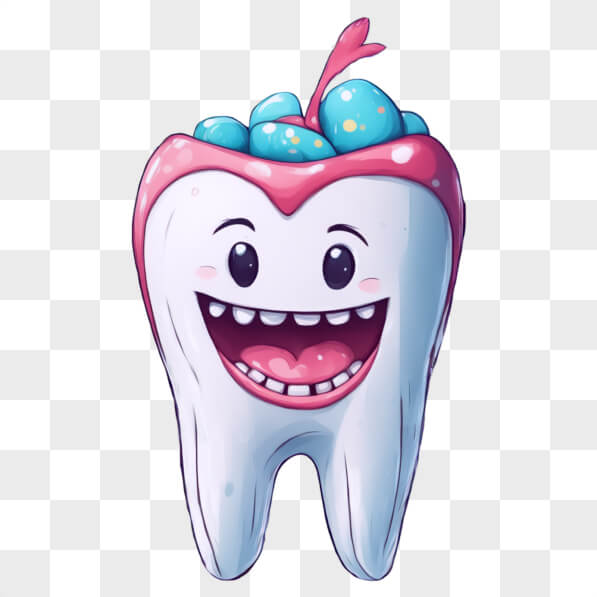 Download Cartoon Tooth Character with Bubbles Cartoons Online ...