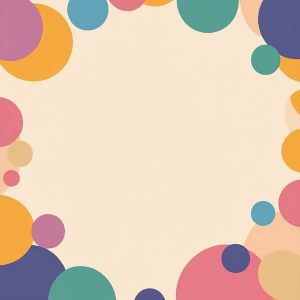 Download Colorful Abstract Circles on Light Background Backgrounds ...