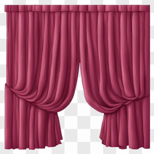 Download Elegant Red Curtains Cartoons Online - Creative Fabrica