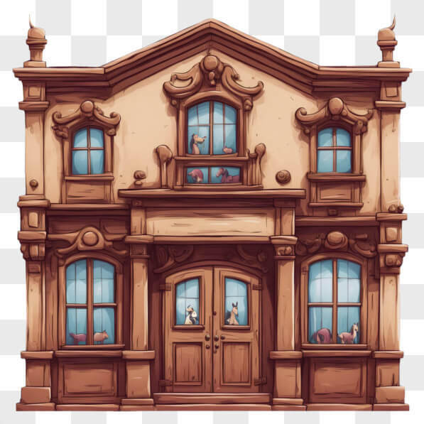 Cartoon Computer Building Download Whimsical Building with Animals in Windows Cartoons Online ...