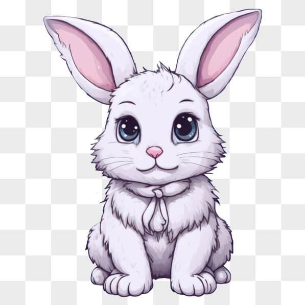 Download Adorable Cartoon White Rabbit Cartoons Online - Creative Fabrica