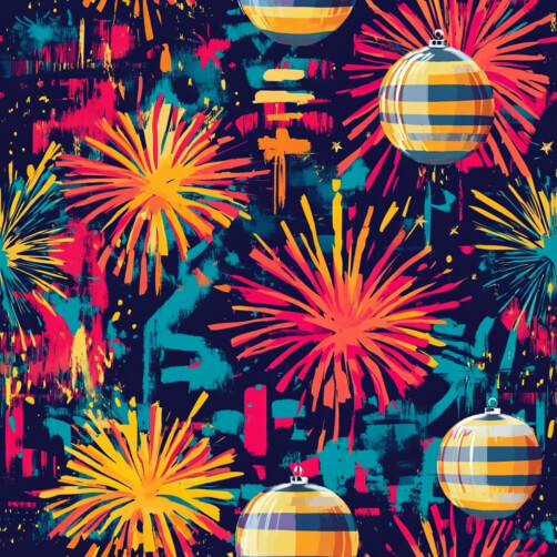 Vibrant Fireworks and Ornaments for Celebratory Design Vibrant Fireworks and Ornaments for Celebratory Design thumbnail