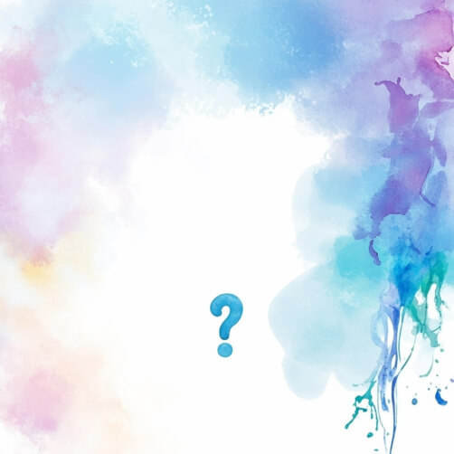 Colorful Abstract Watercolor with Question Mark Patterns Colorful Abstract Watercolor with Question Mark Patterns thumbnail