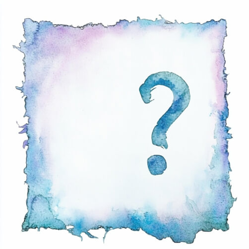 Download Abstract Blue Watercolor Frame with Question Mark Backgrounds ...