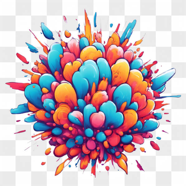 Download Vibrant Abstract Color Explosion Cartoons Online - Creative ...