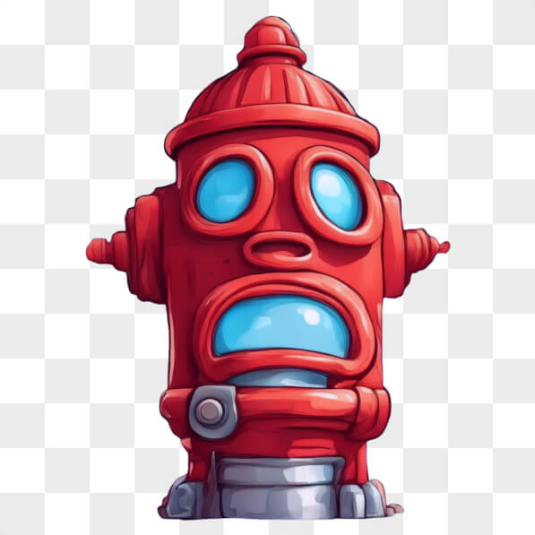Download Cartoon Fire Hydrant with Facial Features Cartoons Online ...