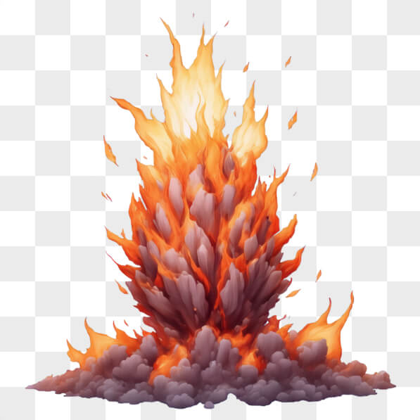 Download Dynamic Explosion of Flames and Smoke Cartoons Online ...
