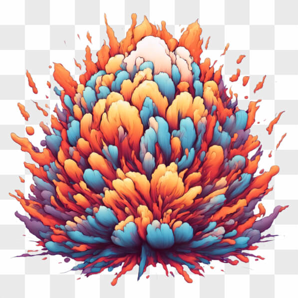 Cartoon Oracle Explosion Download Colorful Abstract Explosion Cartoons Online - Creative Fabrica