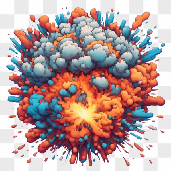 Cartoon Oracle Explosion Download Colorful Abstract Explosion Cartoons Online - Creative Fabrica