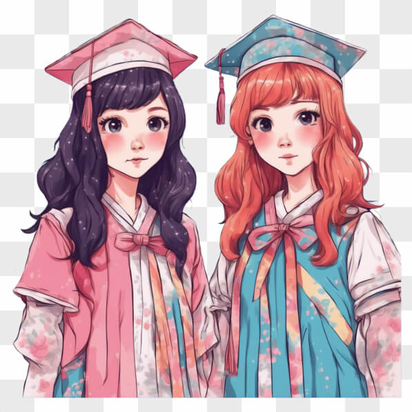 Pink Graduate Cartoon Download Graduation Celebration Cartoons Online - Creative Fabrica