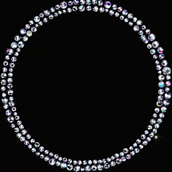 Descarga Rhinestones brillantes en disposición circular Fondos En Línea ...