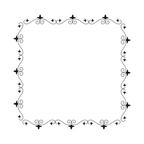 Download Decorative Heart and Swirl Border Design Borders & Corners ...
