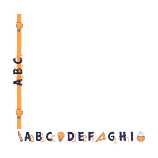 Creative Alphabet Design with Educational Symbols Patterns Creative Alphabet Design with Educational Symbols Patterns thumbnail