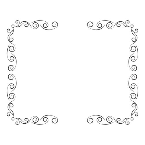 Download Elegant Decorative Border Design Frames Online - Creative Fabrica