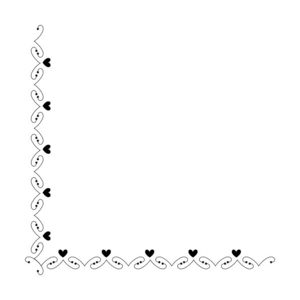 Download Decorative Heart Border Design Borders & Corners Online ...