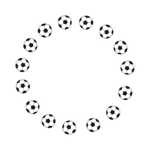 Disposizione Circolare di Palloni da Calcio Disposizione Circolare di Palloni da Calcio thumbnail
