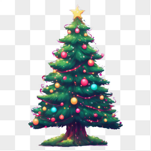 Árvore de Natal Decorada Festivamente Árvore de Natal Decorada Festivamente thumbnail