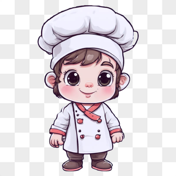 Download Adorable Cartoon Chef Character Cartoons Online - Creative Fabrica