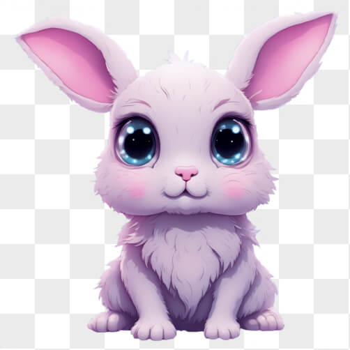 Download Cute Cartoon Rabbit with Big Eyes Cartoons Online - Creative ...