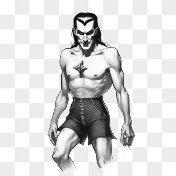 Scarica Illustrazione di personaggio fantasy stilizzato Schizzi Online ...