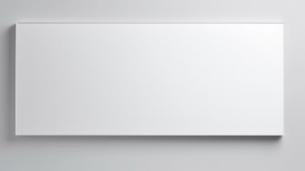 Minimalist White Canvas on Pale Wall Sketches thumbnail