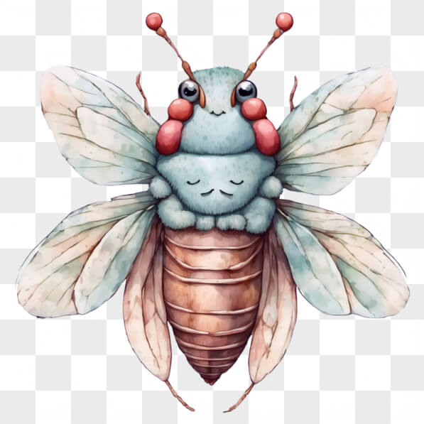 Download Cute Cartoon Insect with Butterfly Wings Cartoons Online ...