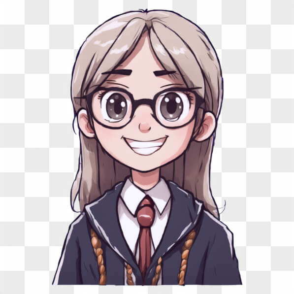 Descarga Personaje animado alegre con uniforme escolar Cartoons En ...