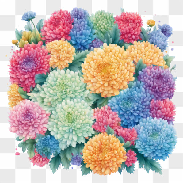 Download Vibrant Flower Arrangement Cartoons Online - Creative Fabrica
