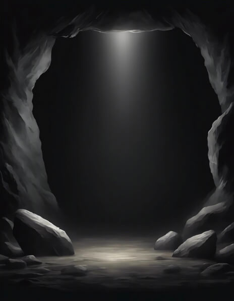 Download Cave Entrance with Illuminated Light Beam Backgrounds Online ...