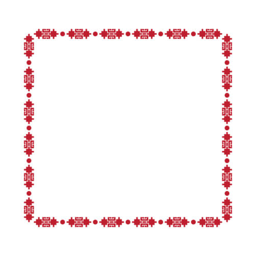 Download Red Decorative Border with Knot Design Frames Online ...