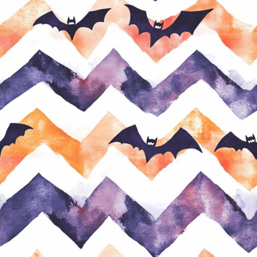 Whimsical Bat Pattern in Watercolor Whimsical Bat Pattern in Watercolor thumbnail