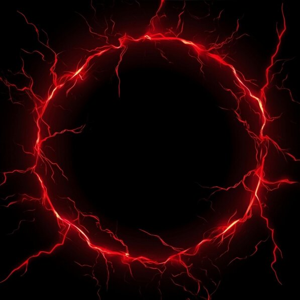 Download Abstract Red Lightning Circle Backgrounds Online - Creative ...