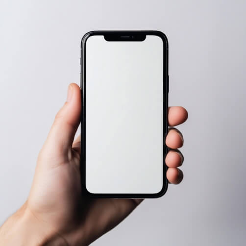 Download Hand Holding a Smartphone with Blank Screen Mockups Online ...