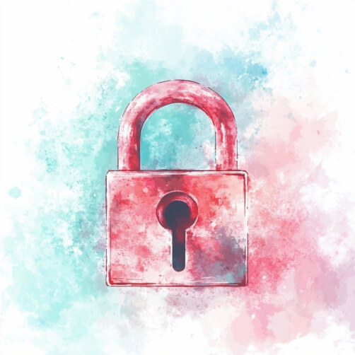 Artistic Padlock in Watercolor Style Patterns Artistic Padlock in Watercolor Style Patterns thumbnail